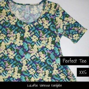 LuLaRoe Perfect T XXS Floral NEW